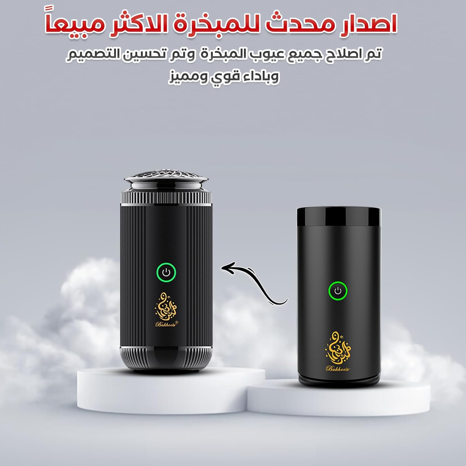 IBOB Bukhoon Large Heating Capacity Electronic Incense Burner MF4-B35-B - Black